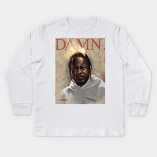 Kendrick Lamar DAMN. Kids Long Sleeve T-Shirt